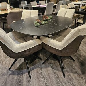 Миниатюра Стол BK100 Керамика Черный 15