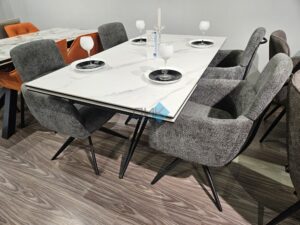 Миниатюра Стол KW160 керамика белый 69